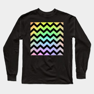 Rainbow Chevron Long Sleeve T-Shirt